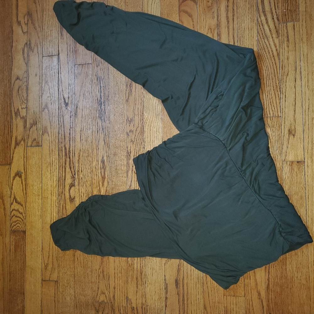 Women's Plus 3X Green Strapless Jumpsuit